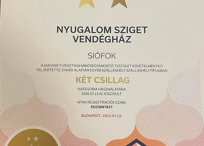 Nyugalom Sziget Apartamento Siófok